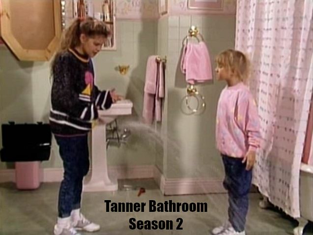 Tanner family bathroom Season 2 Full House