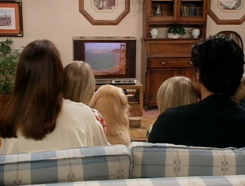 fourth wall of Tanner living room on Full House