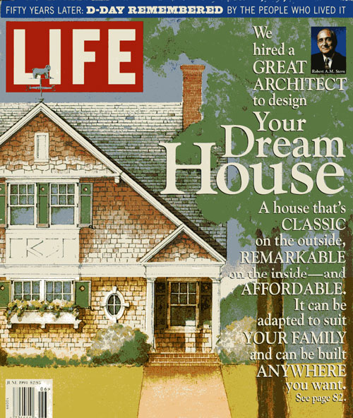 LIFE magazine cover featuring dream house