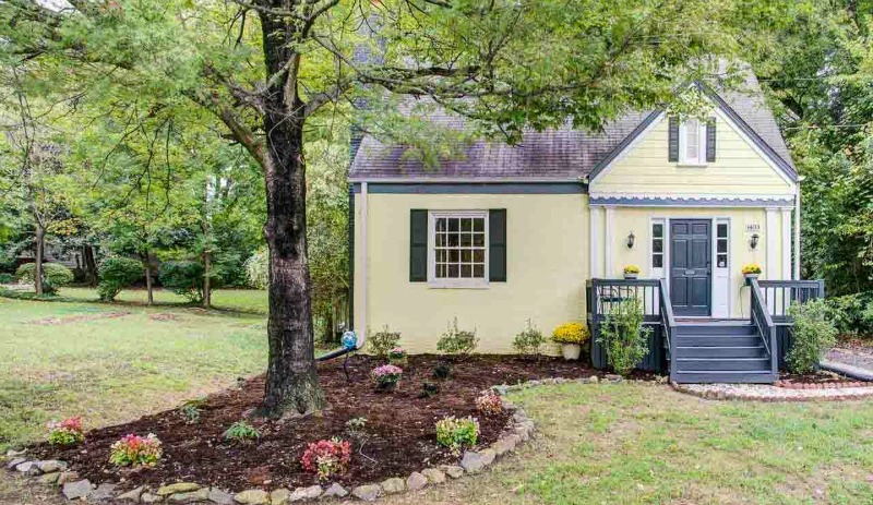 Matt and Marci's yellow bungalow for sale