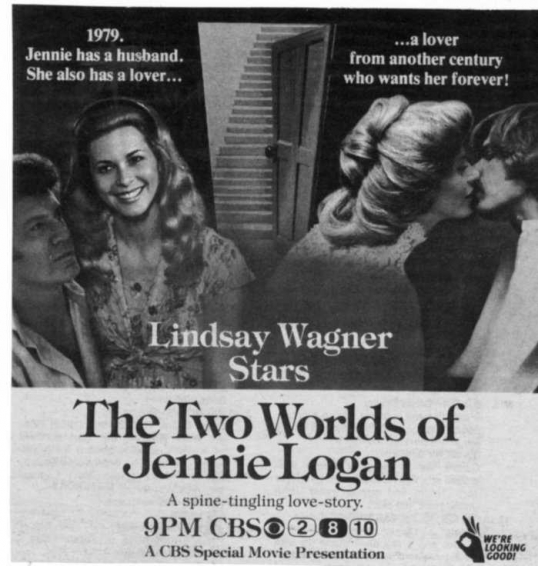 TV Guide Ad for The Two Worlds of Jennie Logan 1979