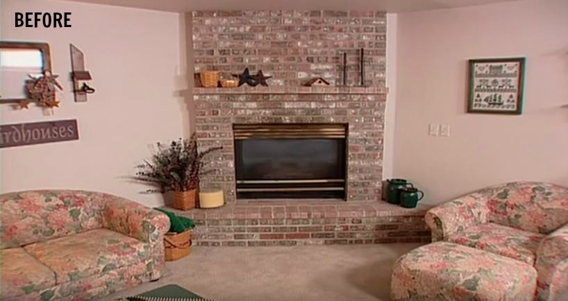 the fireplace before doug wilson trading spaces