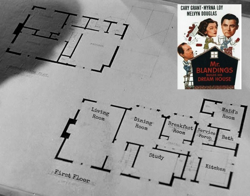 Mr. Blandings Builds His Dream House Floor Plans from Movie