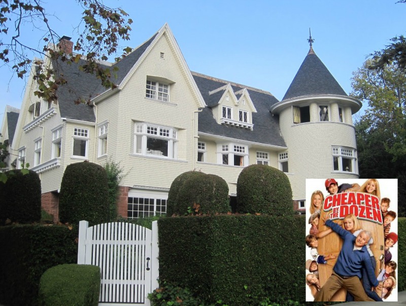 Steve Martin's Cheaper by the Dozen Movie House in Los Angeles Today