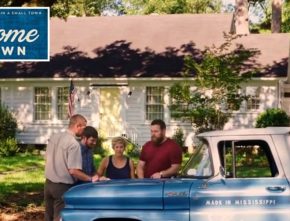 HGTV Home Town Erin Ben and blue Scotsman pickup
