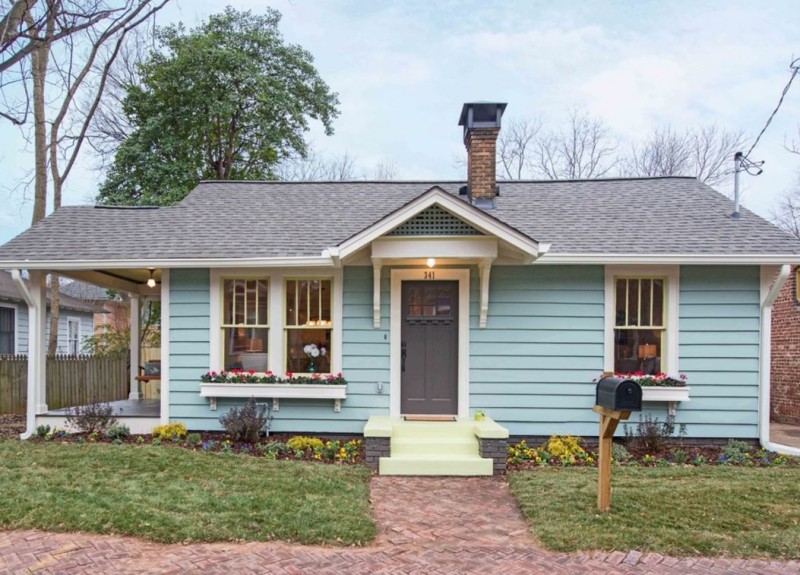 Poet's Cottage AFTER via Carl Mattison Design-new exterior