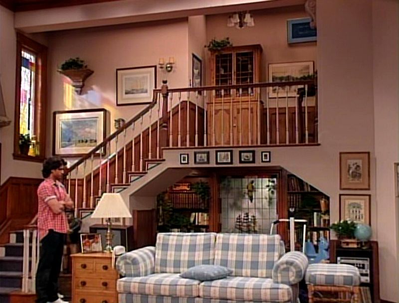 Tanner family living room Full House - Hooked on Houses