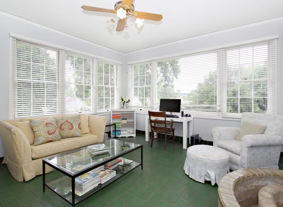 Second floor sunroom