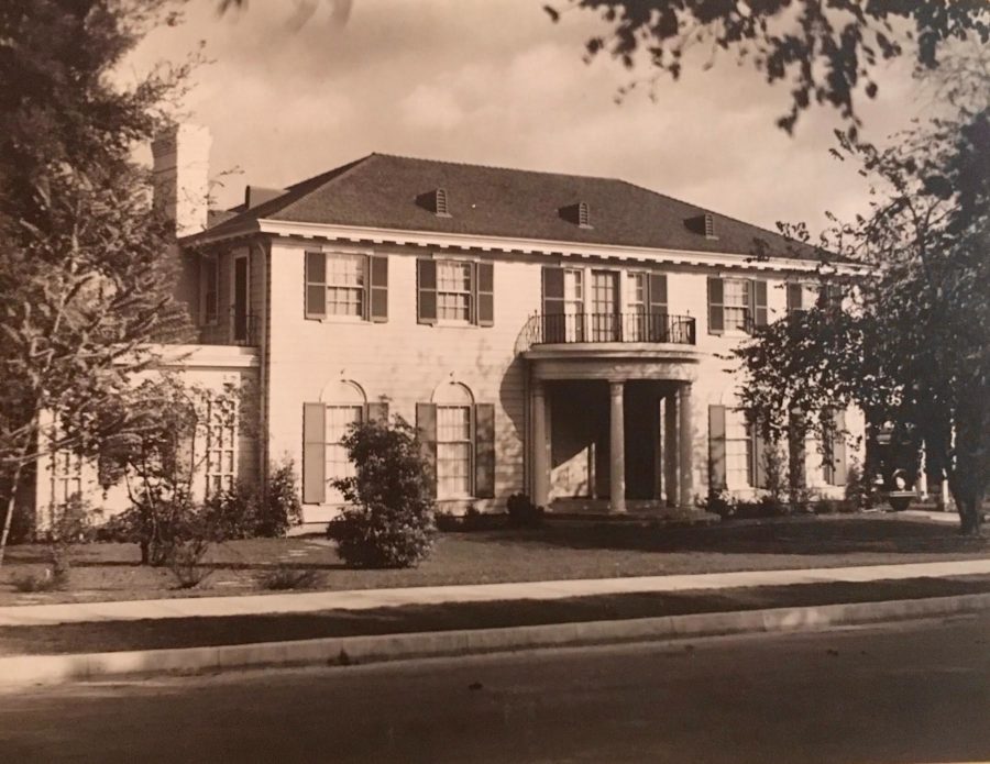 Vintage B&W Photo 500 North Almansor Street Alhambra