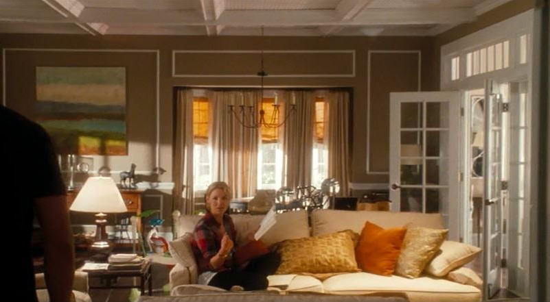 Living room set from the movie