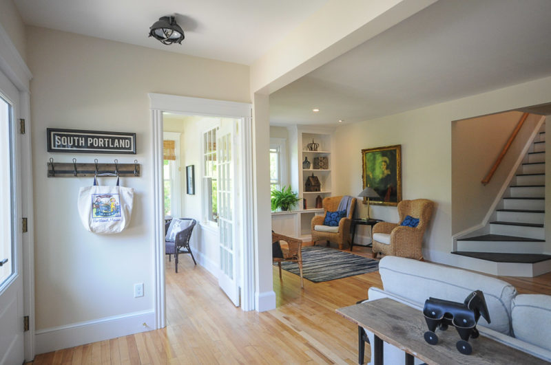 Inside newly remodeled bungalow