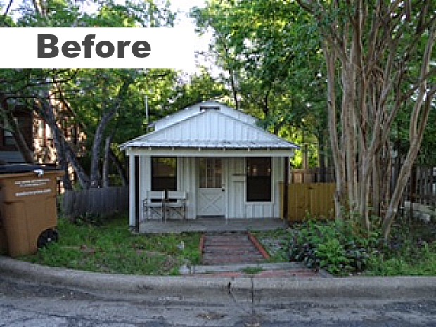 Ave B Cottage BEFORE reno in Austin