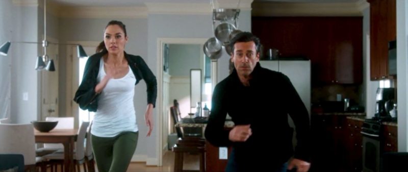 Gal Gadot Jon Hamm fleeing kitchen Joneses movie