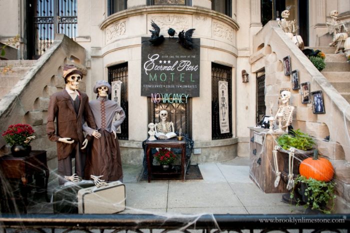 Brooklyn Limestone blog Halloween decor 2017