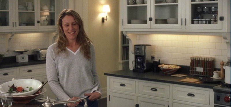 Frances McDormand in the kitchen