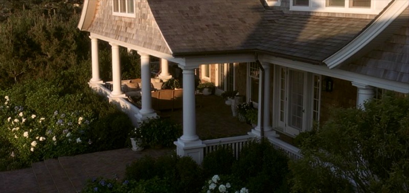 Something\'s Gotta Give movie beach house aerial view of front porch