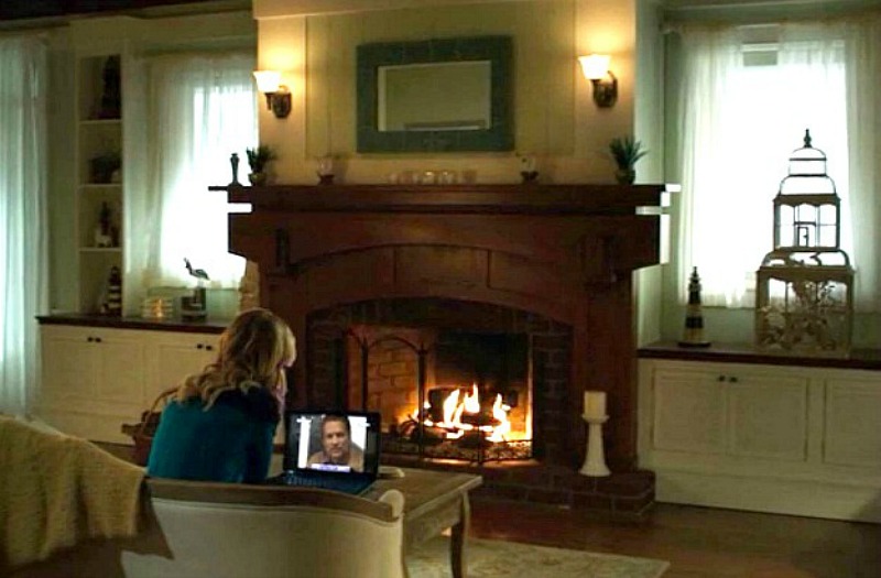 Revenge Beach House Fireplace