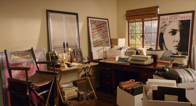 Home Again movie house John Kinney's office