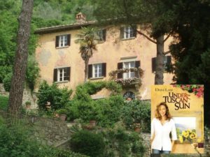 Front exterior of Italian villa from Under the Tuscan Sun today