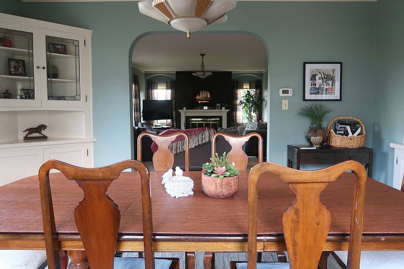 Dining room table and chairs