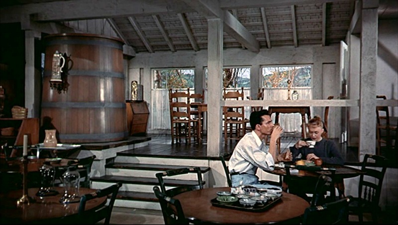 White Christmas Ski Lodge Barn Dining Area