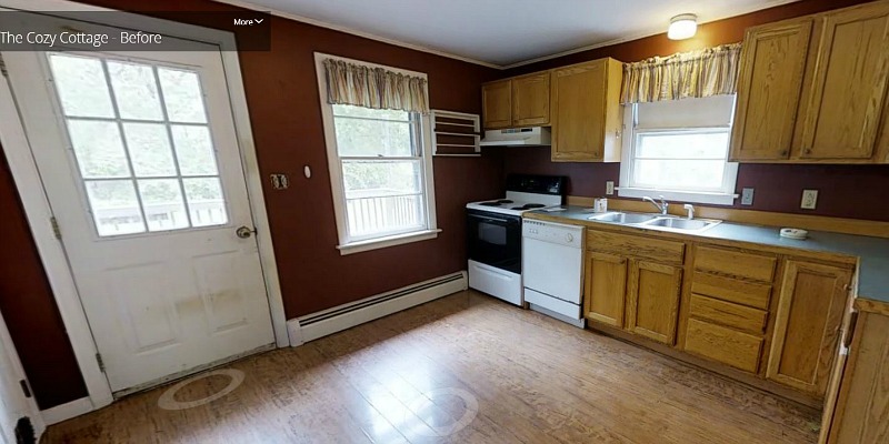 Ranch kitchen before remodel