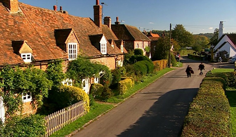 Cottages on Vicar of Dibley