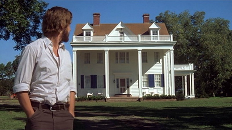 Noah in front of his finished house The Notebook