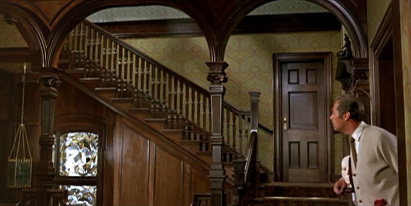 My Fair Lady Sets Henry Higgins' House Upper Landing