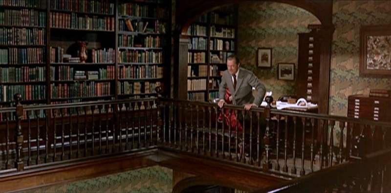 My Fair Lady Sets Henry Higgins' Library upper level 