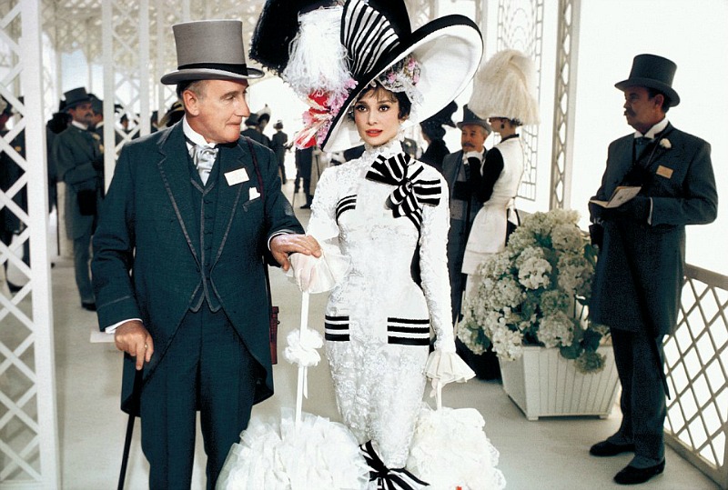 Audrey Hepburn as Eliza Doolittle Ascot Scene My Fair Lady