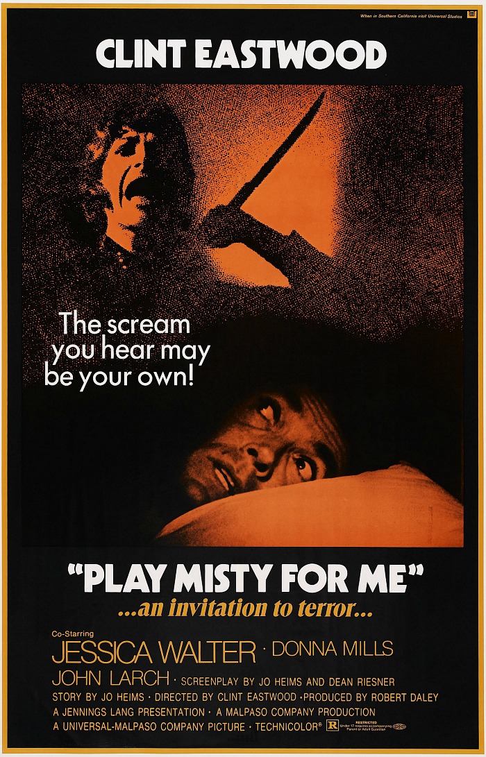 Play Misty for Me movie poster Clint Eastwood