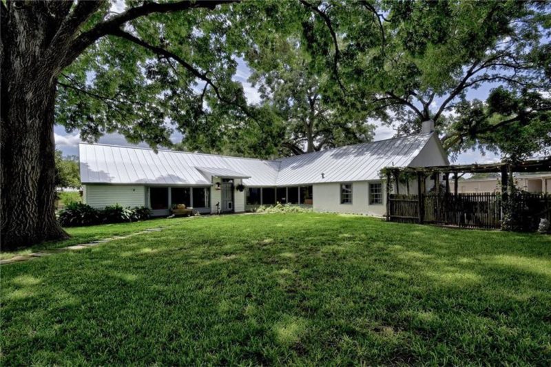 Back exterior of Burell House