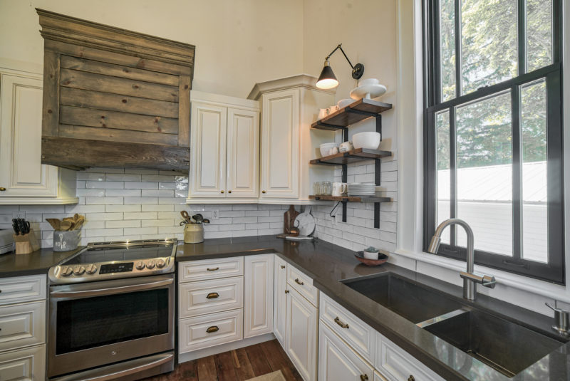 Kitchen in Chris Kauffman's Converted Church