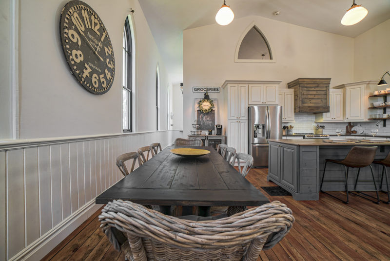 Kitchen in Chris Kauffman's Converted Church