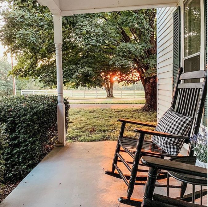 Cedar Winds Farmhouse Porch