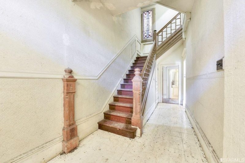 Staircase inside Painted Lady Victorian