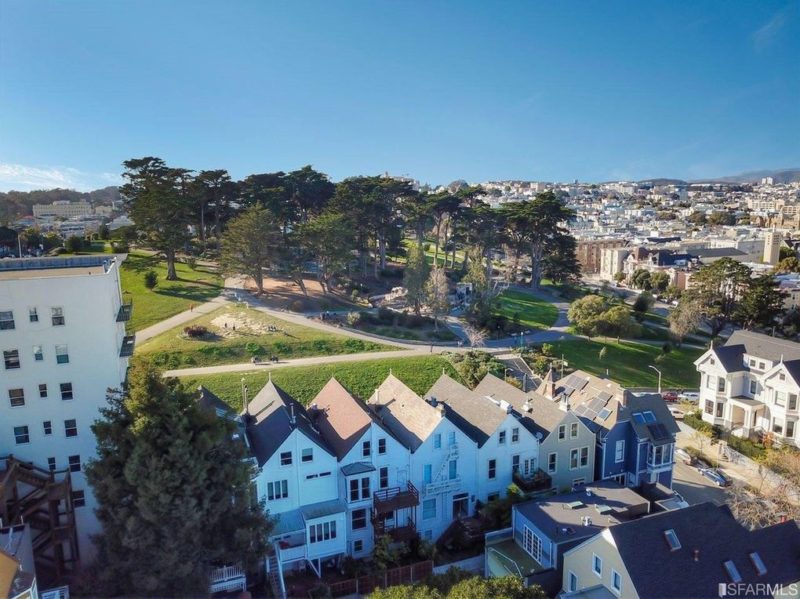 View of Alamo Park from house