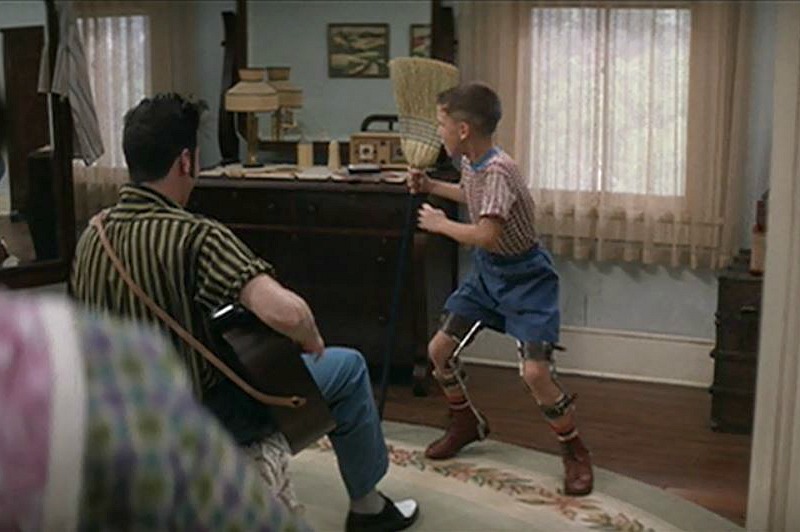 Elvis and Young Forrest Gump Boarding House