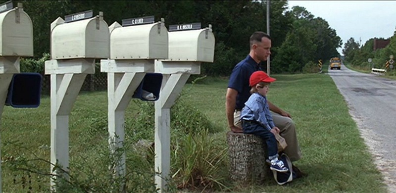 Tom Hanks and Haley Joel Osment Forrest Gump