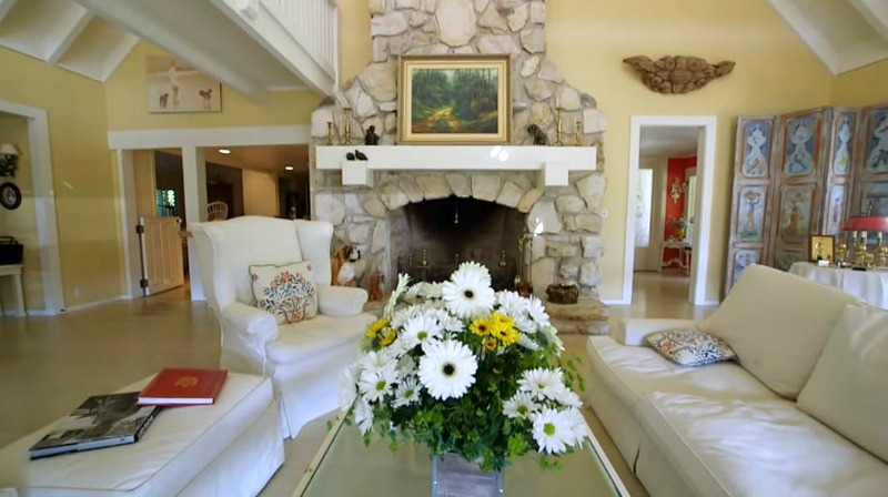 Doris Day House Carmel by the Sea Living Room Fireplace