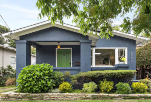 Blue Craftsman Style House Oakland CA