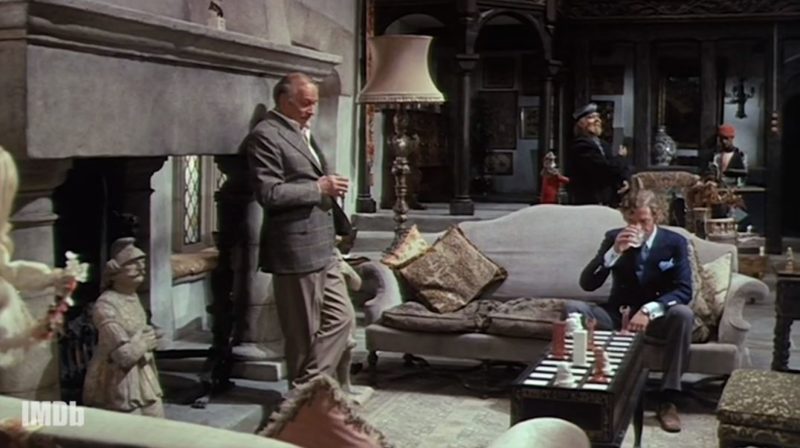 screenshot of actors from movie Sleuth