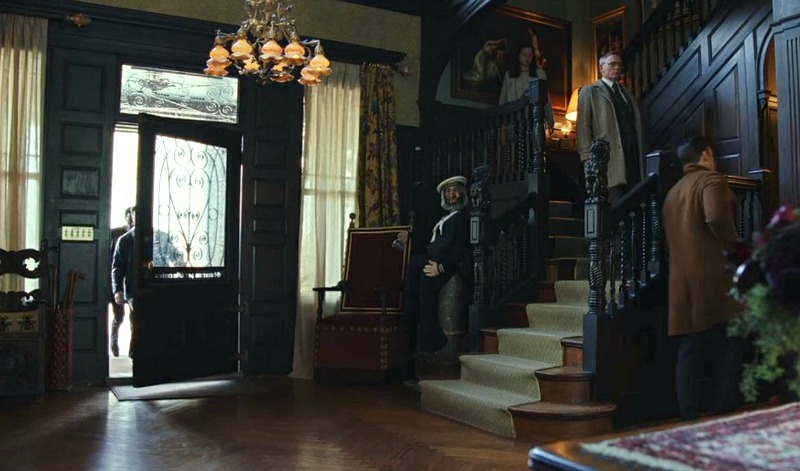 Thrombey Mansion Entry Hall Knives Out Movie