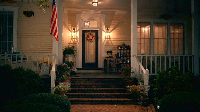 Maddie's house front porch