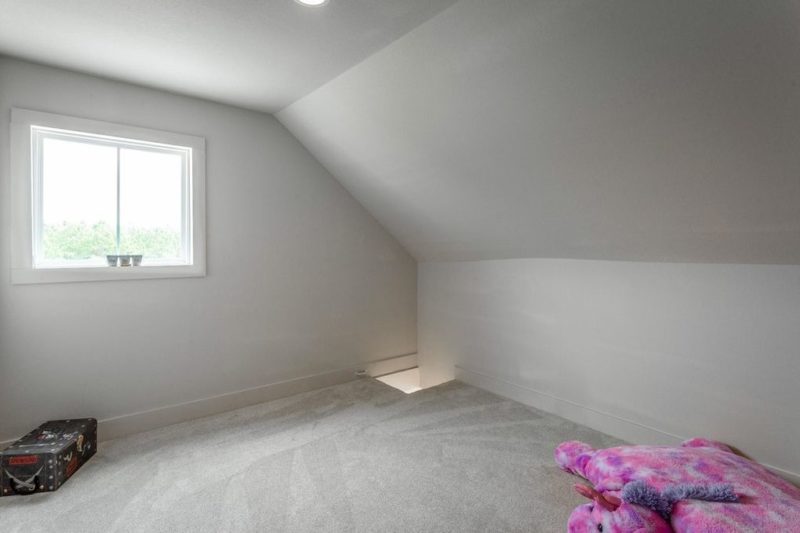 Empty playroom loft