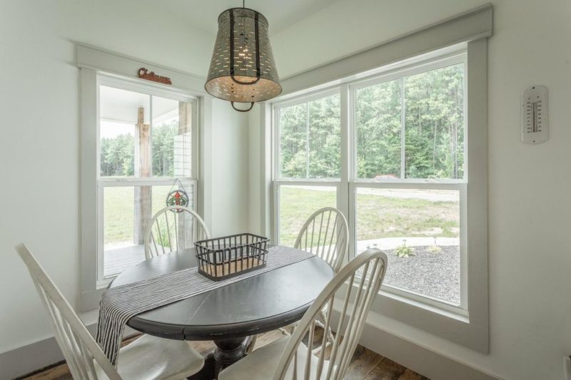 kitchen table in farmhouse kitchen