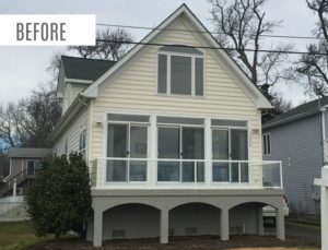 Chesapeake Bay House Before Remodel