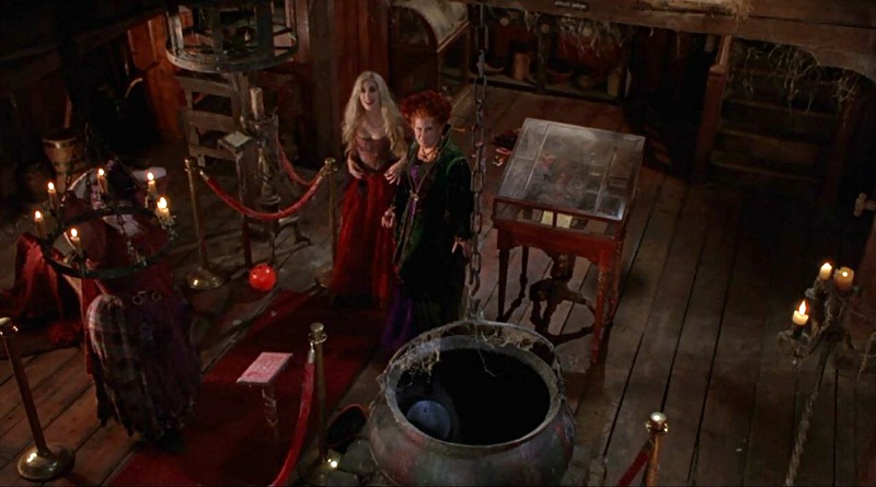 Sanderson Sisters in their cottage