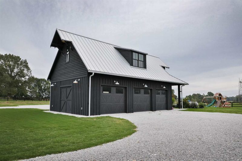 three car garage barn